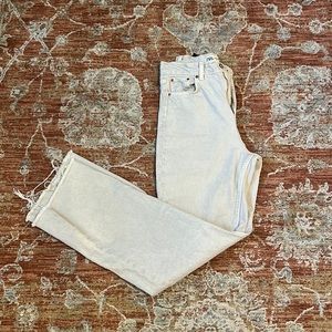 Zara high waisted straight leg jeans